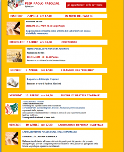 Immagine news 7-11 aprile